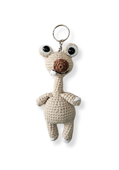 El Yapımı Amigurumi Sid Karakter Anahtarlık Sevimli Örgü Figür Araba Anahtarlığı & Çanta Aksesuar