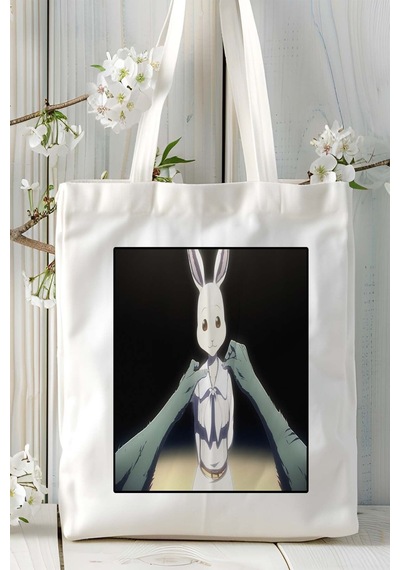 Art Hediye Beastars Baskılı Bez Omuz Çantası Kişiye Özel Model 2 Çok Renkli