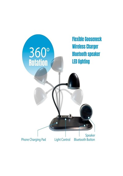 3in1 Masa Lambası / 15w Cep Telefonu Kablosuz Hızlı Şarj Standı / Diğer