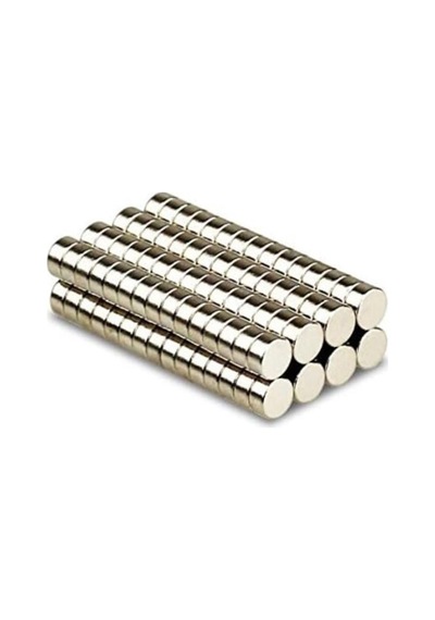 Dünya Magnet 25 Adet 8mm X 3mm Yuvarlak Güçlü Neodyum Mıknatıs Magnet