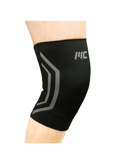 Musclecloth Elastik Spor Dizlik Tekli Paket Siyah Siyah