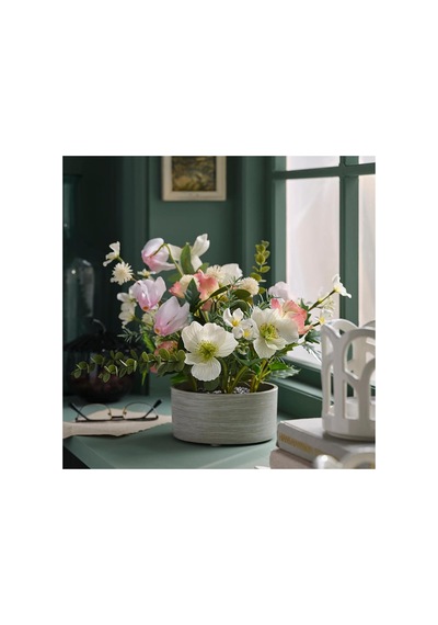 Ikea Fejka Saksılı Yapay Bitki 15 Cm Pembe - Beyaz