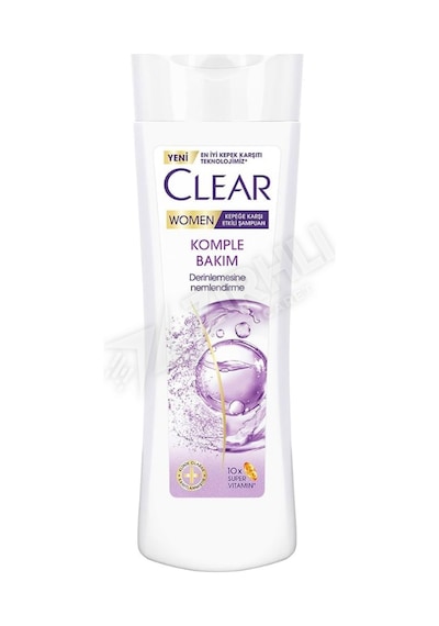 3 Adet Clear Şampuan Komple Bakım Kepeğe Karşı Etkili 350 Ml