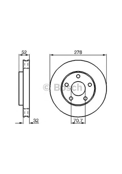 Fren Dıskı Opel, Vauxhall Sintra Ope569057 Ope90542181 Ope9195293 Vau90542181 Vau9195293