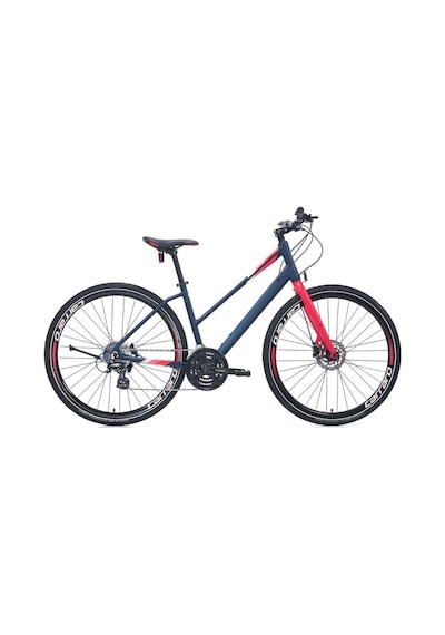 Sportive 325 Hd 28 Jant 24 Vites Şehir Bisikleti Mat Lacivert/nar Çiçeği 48cm Antrasit-turkuaz