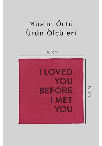 Luckka Çok Amaçlı Müslin Örtü - 100x110 Cm - Ztparçaboya Bordo