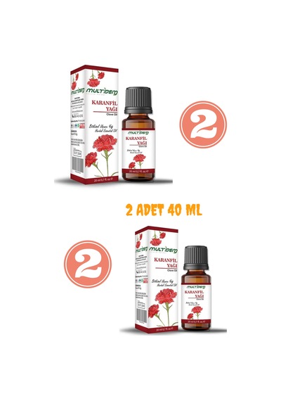 Multidem  Karanfil Uçucu Bitkisel Yağı 2 x 20 ml