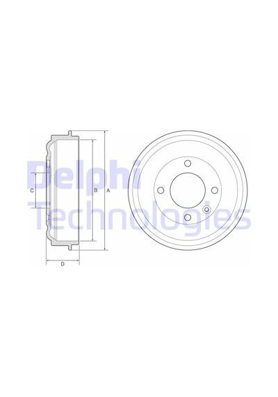 Delphı Bf638 Arka Fren Kampanası Opel Corsa F 19 Peugeot 208 19 9821572480 -