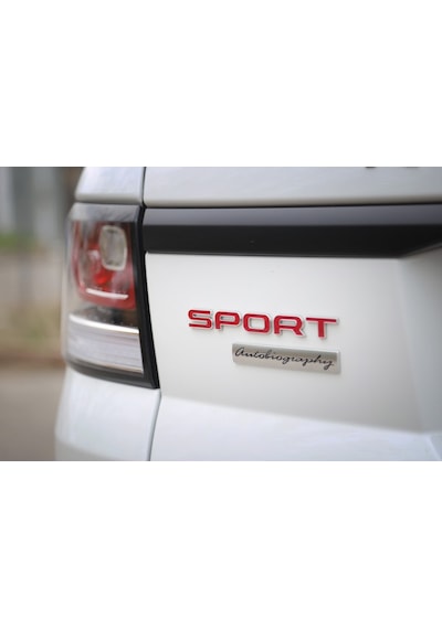 Range Rover Sport Arka Yazı Sport Kırmızı Renk Model