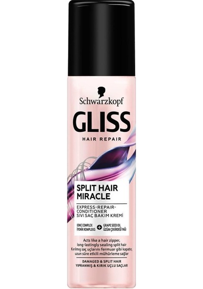 Gliss Split Hair Miracle Sıvı Saç Kremi 200 Ml X 3 Adet