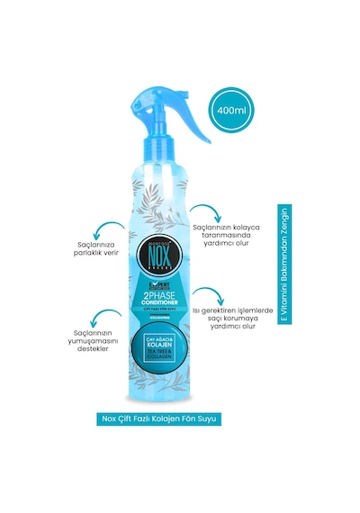 Nox Çift Fazli Fön Suyu Çay Agaci Yağı Ve Collagen 400 Ml