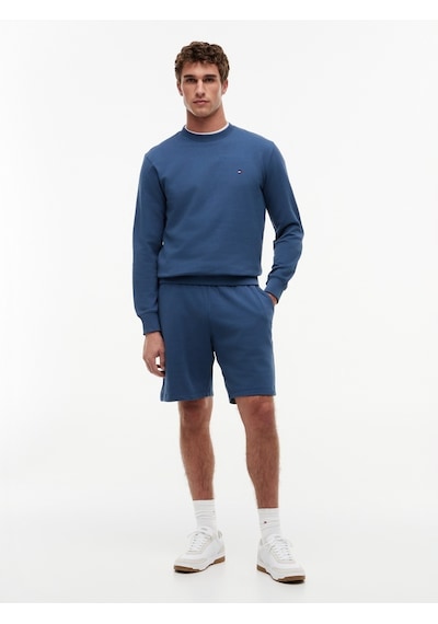 Tommy Hilfiger Essentıal Terry Sweatshort Erkek Mavi Eşofman Altı - Mw0mw37240