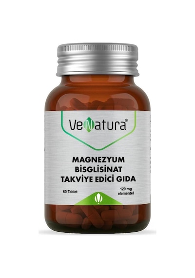 Venatura Magnezyum Bisglisinat Takviye Edici Gıda 60 Tablet