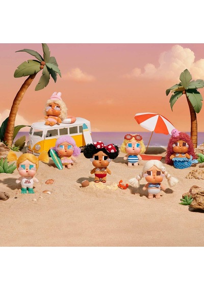 Pop Mart - Orijinal Crybaby Vacation Mode On Serisi Vinil Peluş Bebek Süpriz Kör Paket