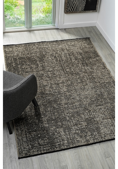 Antik Vizon Halı Yıkanabilir Kaymaz Taban Şönil Kilim Dokuma Pamuk Taban Kilim 10112a Vizon