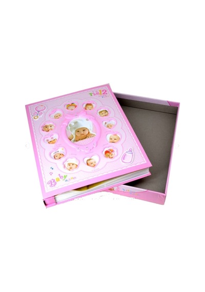 10 x 15 CM 220'lik 12 Ay Pencereli Bebek Fotoğraf Albümü