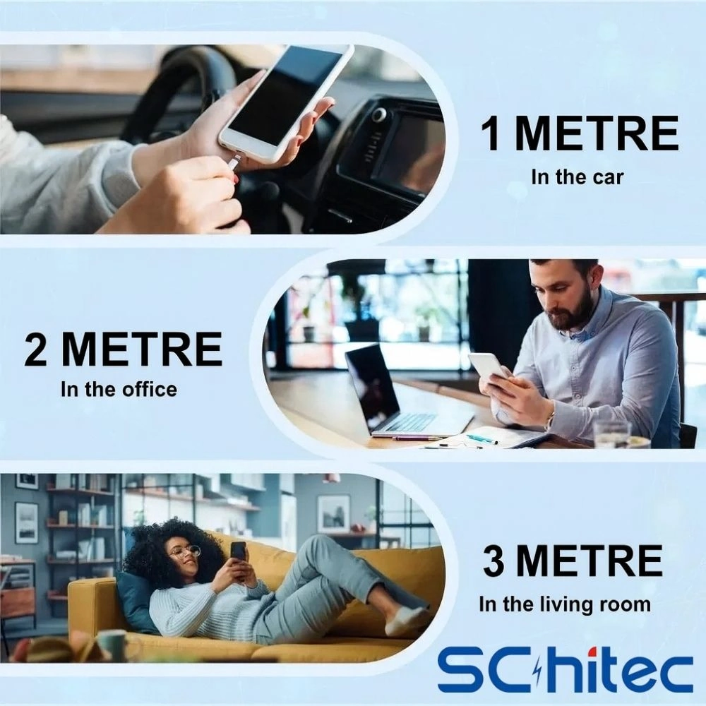Schitec 3 Paket 3a 60w Usba To Lightning Hızlı Data Ve Şarj Kablosu 1 Metre/ 2 Metre/ 3 Metre Beyaz