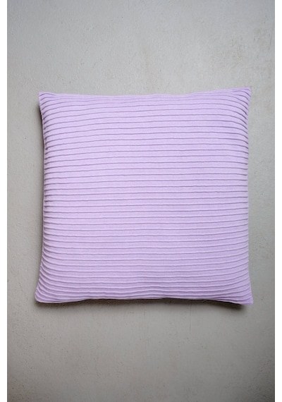 Peraluna Free Pıllow %100 Organik Pamuk Triko Yastık Kılıfı 60x60 Cm Lila - Lila
