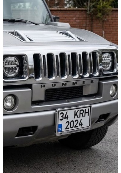 Krom Plakalık Metal Plaka Altlığı Paslanmaz Universal Araç Plaka Tutucu Şık Tasarım