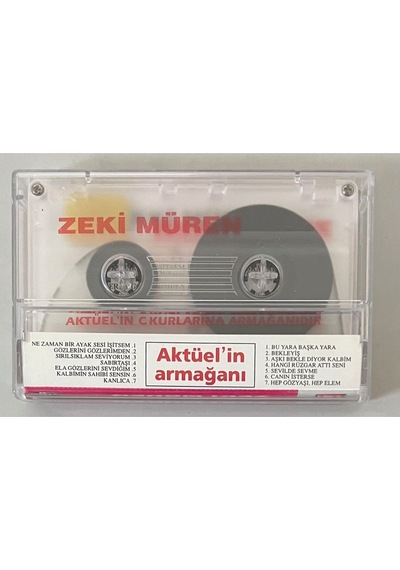 Zeki Müren Kaset Orjinal Dönem Baskı