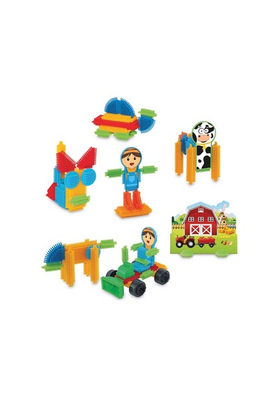 03312 Kaktüs Bloklar Çiftlik 75pcs