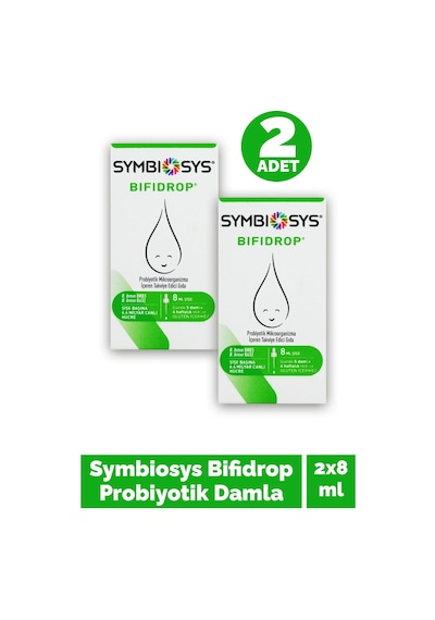 Symbiosys Bifidrop Probiyotik Damla 8 Ml 2 Adet
