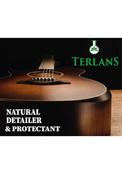 Terlans Gitar Temizlik Bakım Seti 4'lü Gövde Klavye Temizleyici Parlatıcı Vaks & Tel Yağlayıcı