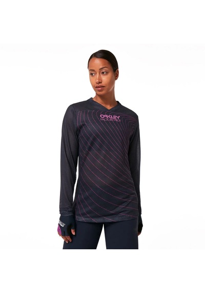 Oakley Wmns Factory Pılot Rc Ls Jerse 27214 Çok Renkli