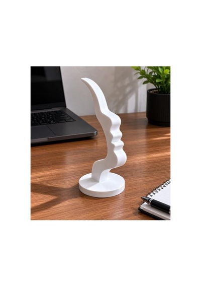 Dekoratif Gözlük Standı, 13 Cm Yükseklik, 7 Cm Genişlik, Beyaz 165-Koyu Yeşil