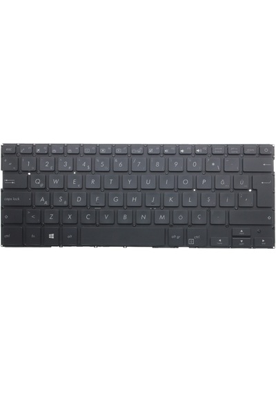 Asus Uyumlu Zenbook 13 UX331, UX331F Klavye Işıklı (Siyah TR) (Pars Power) Siyah - Işıklı 236804