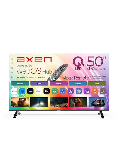 Axen AX50QMN252C-S Ultra HD 4K LED TV