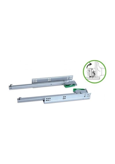 Marelli Plus Çift Açılım 40 Cm 50 Cm Tandem Gizli Frenli Çekmece Rayı 90982171