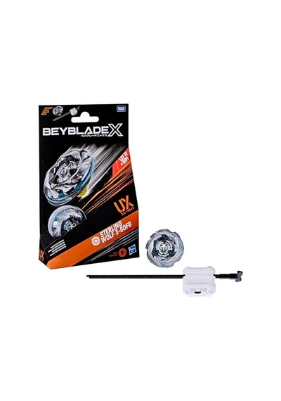 Hasbro Beyblade X Sterling Wolf 3-80fb Ux Başlangıç Paketi, Topaç Ve Başlangıç Paketi
