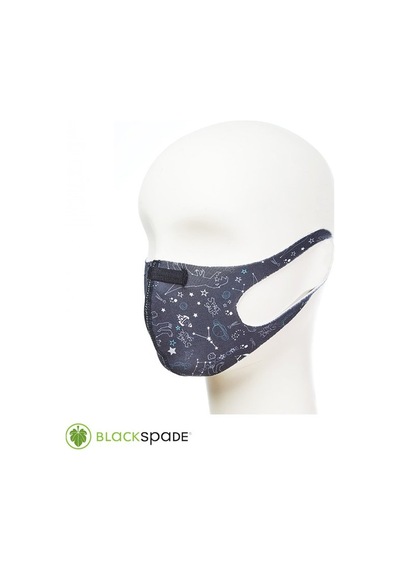 BLACKSPADE Çocuk Koruyucu Maske Uzay Desen S1