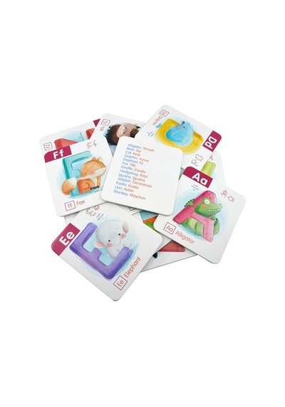 3-6 Yaş İlk İngilizce Kartları Alfabe parıltı Yayınları