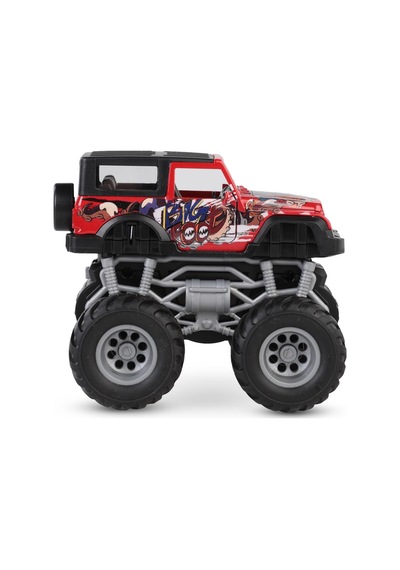 Vardem Oyuncak Isıklı- Muzıklı 1:32 Safarı Kralı Jeep 4x4 - Kırmızı