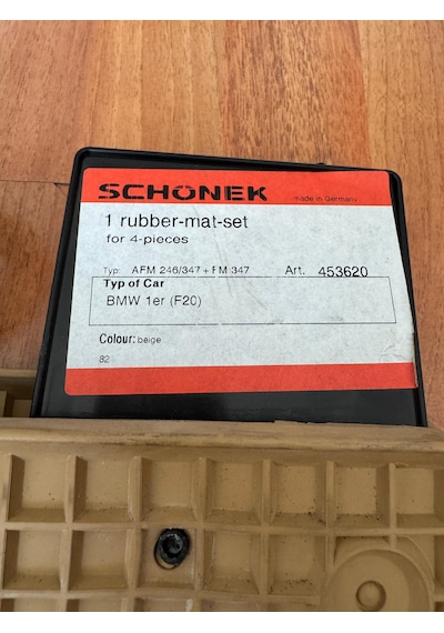 Bmw F20 Schonek Paspas Takımı Bej