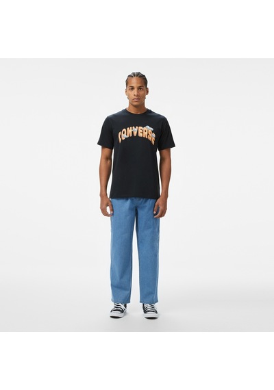 Converse Classic Erkek Baskılı Siyah T-shirt