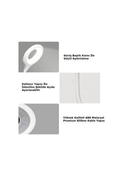 Sesli Komut Özellikli Usb Led Aydınlatma Lambası Çok Renkli