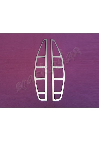 Woc Chrome Fiat Doblo Krom Stop Çerçevesi 2000-2006 2 Parça  Pasla