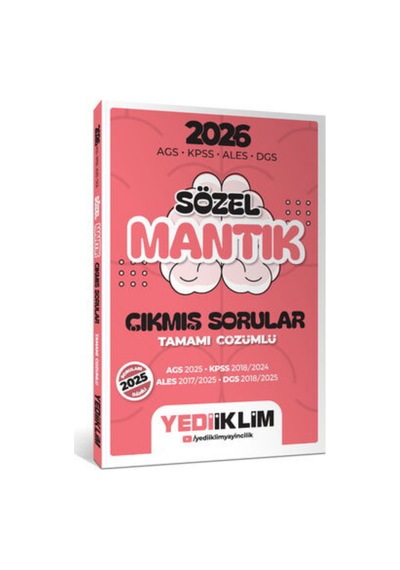 2026 Ags Kpss Ales Dgs Sayısal-sözel Mantık Tamamı Çözümlü Çıkmış Sorular Seti