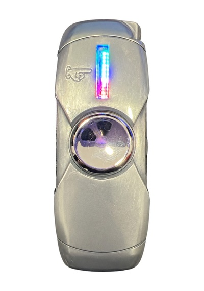 Hunter Tek Torch Pürmüz Gümüş I Love You Design Metal Puro Çakmağı & Stres Çarkı Ack075