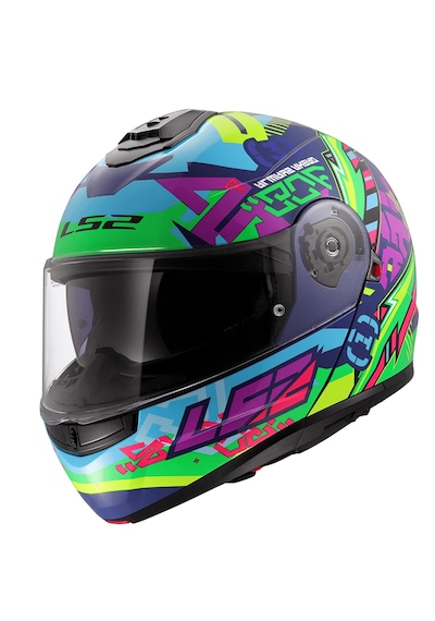 Ls2 Strobe 2 Svent Kask Mavi- Yeşil