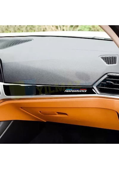 Bmw M Performance Ayna Torpido Direksiyon Oto Sticker Etiket 2 Ad 5,5 X 0,65 Cm