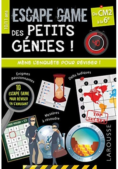 Escape Game Des Petits Génies Publisher Ciltli
