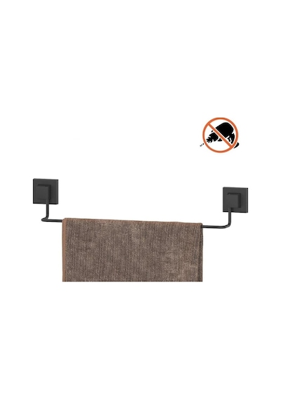 Tekno Tel Ef-260 Yapışkanlı Banyo Uzun Havluluk Siyah