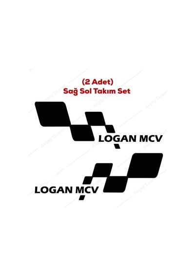 Logan Mcv Kapı Altı Sticker Dacia Logan Sticker Araba Sticker