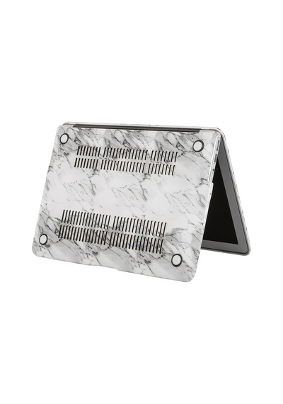 Macbook Pro Kılıf 13inç M1-m2, F.marble A1706 A1708 A1989 A2159 A2251 A2289 A2338 İle Uyumlu Siyah