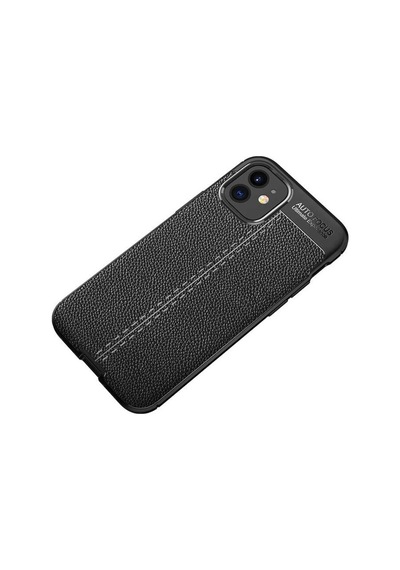 Apple Uyumlu iPhone 12 Mini Kılıf Deri Tarzı Niss Silikon Case