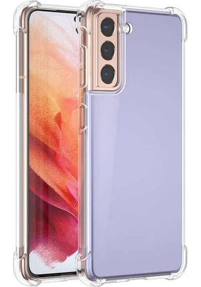 Galaxy S21 Plus Kılıf Zore Nitro Anti Shock Silikon Kılıf Renksiz